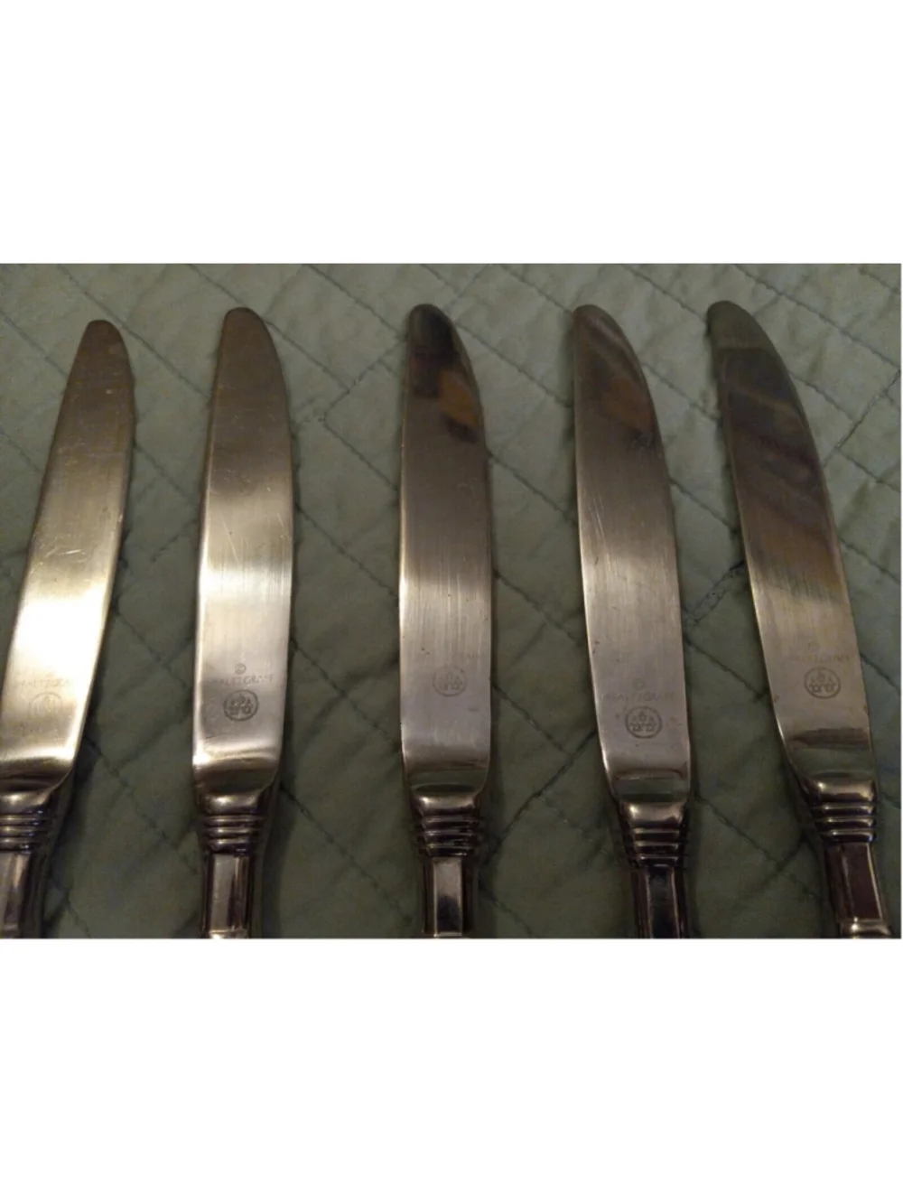 Lot of 5 Pfaltzgraff 18/8 Providence Korea Flatware Pieces Knives Lot